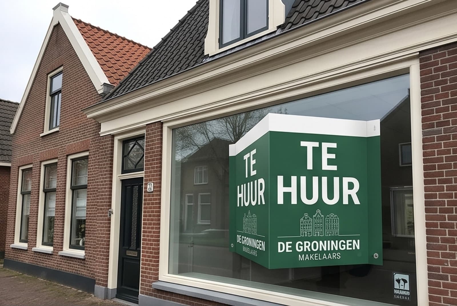 Makelaarsbord — V-bord van ReclameBordenLab